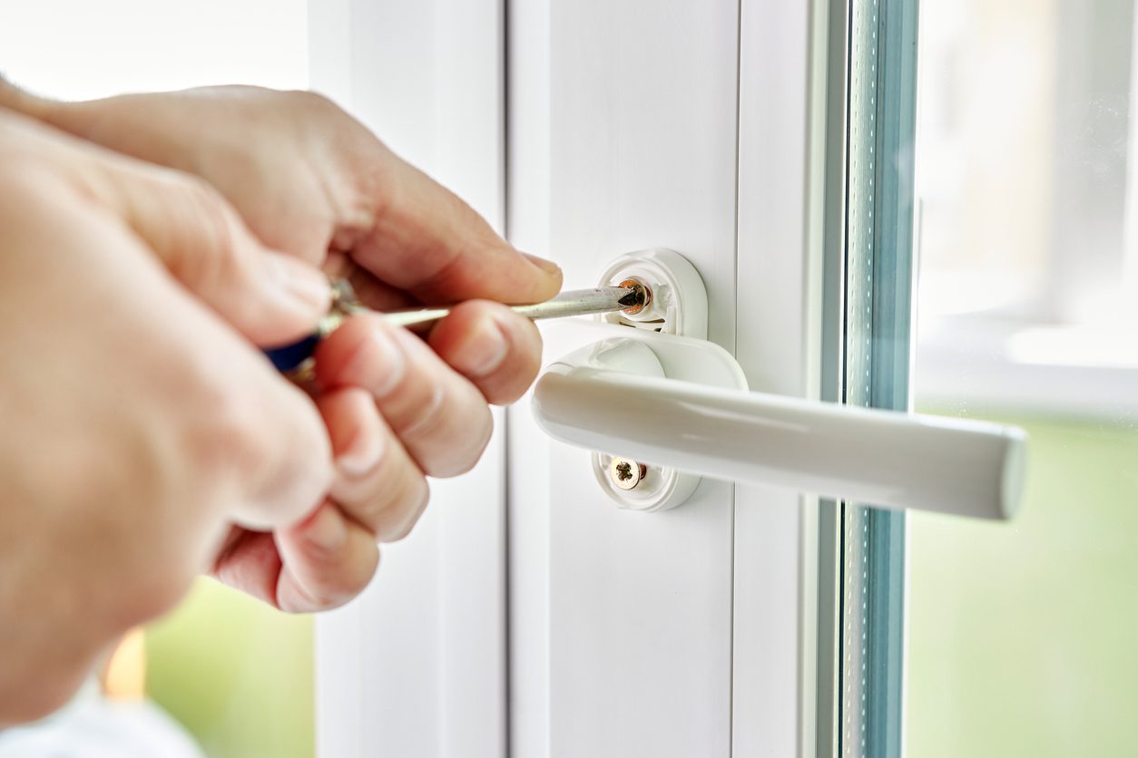 A uPVC lock repair by a professional locksmith